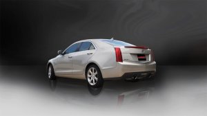 Cadillac ATS Sedan Performance Exhaust - Dual Rear - CORSA Performance - Cat-Back Sport Dual Rear Exit - Black - `13-`19